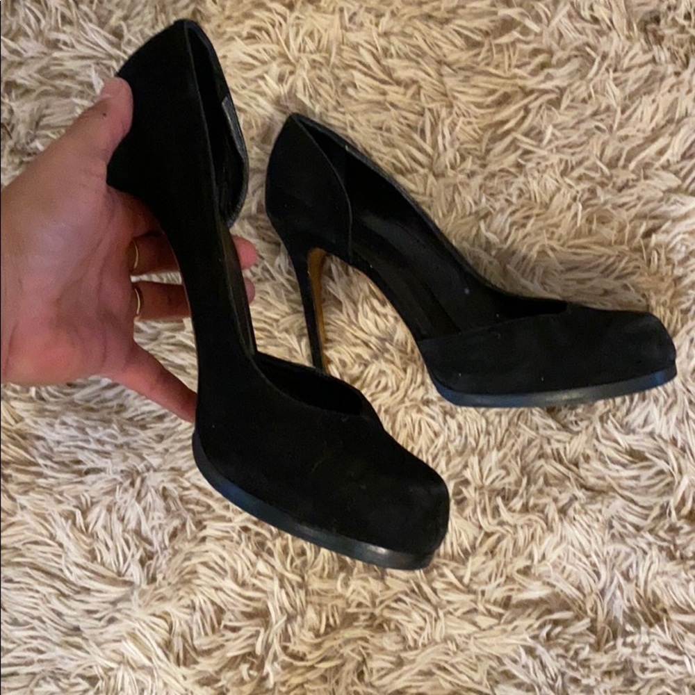 Black Suede Theory Pumps - 8.5 Women’s